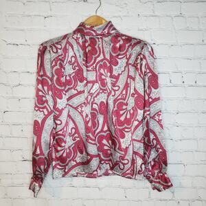 Vintage Los Angeles Top Co. High Neck Blouse